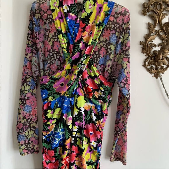 ANTHROPOLOGIE FLORAL MIDI DRESS - Picture 7 of 16